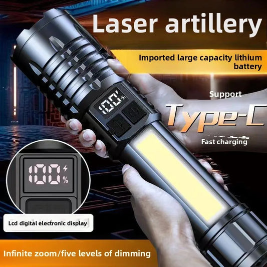 High Power LED Flashlight Portable Zoom