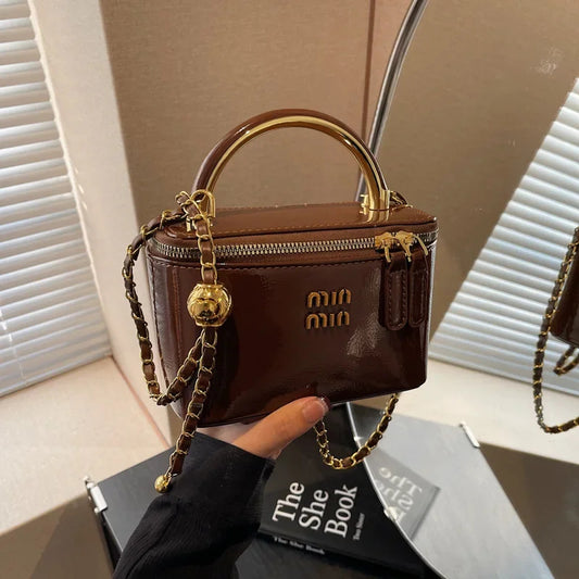 Spring Retro Chain Handle Women's  Fashion  Box Bag