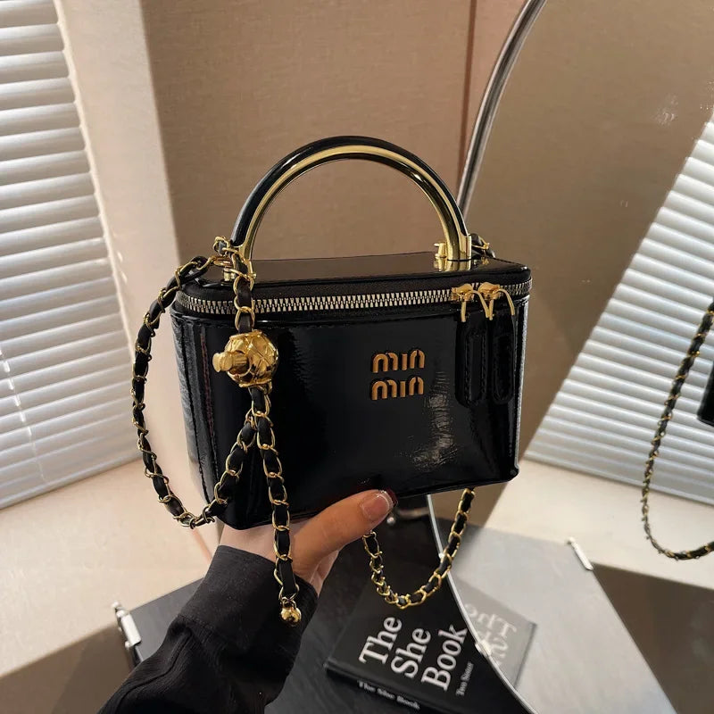Spring Retro Chain Handle Women's  Fashion  Box Bag