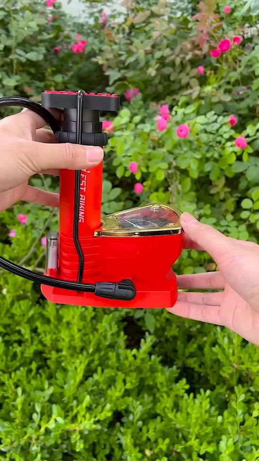 🚴♂️ Mini Portable Air Pump – Never Get Stuck with a Flat Tire Again